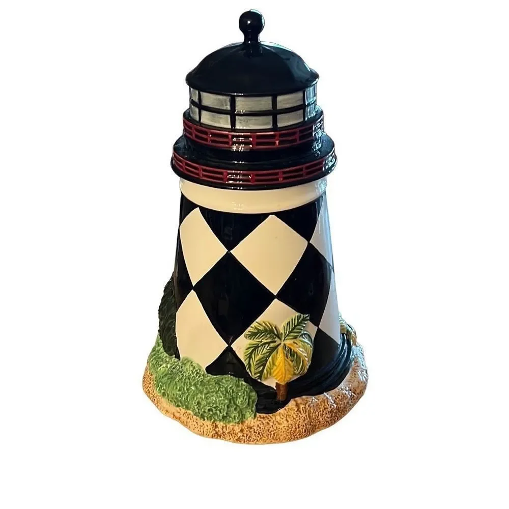 The Sakura Table Water's Edge‎ Lighthouse Canister